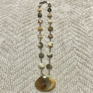 Chan Luu Jasper & Sterling Silver Necklace